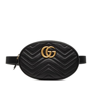 Pre-Loved Gucci GG Marmont Matelasse Leather Belt Bag